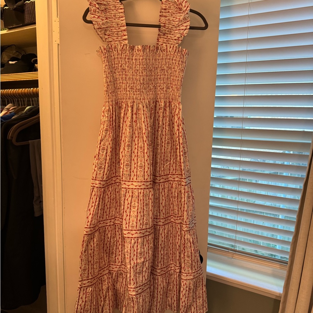 Hill House Pink Floral Ellie Nap Dress - M